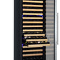 24" Wide FlexCount Classic II Tru-Vino 174 Bottle Single Zone Stainless Steel Left and Right Hinge Wine Refrigerator-Wine Coolers-The Wine Cooler Club