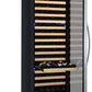 24" Wide FlexCount Classic II Tru-Vino 174 Bottle Single Zone Stainless Steel Left and Right Hinge Wine Refrigerator-Wine Coolers-The Wine Cooler Club