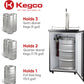 24" Wide Kombucha Single Tap Stainless Steel Kegerator-Kegerators-The Wine Cooler Club