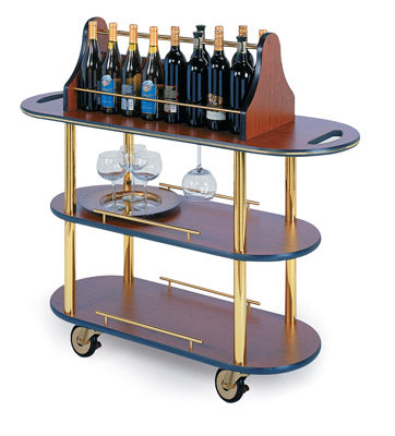 Geneva Wine & Liquor Cart 37207-wine carts-The Wine Cooler Club