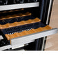 30" Wide FlexCount II Tru-Vino 30 Bottle/88 Can Dual Zone Stainless Steel Side-by-Side Wine Refrigerator/Beverage Center - BF 3Z-VSWB15-2S20-Wine Coolers-The Wine Cooler Club