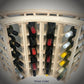 Kingsbottle 4 Column 24 Bottle Curved Corner Wine Cube WCC24B-Wine Racks-The Wine Cooler Club