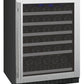 24" Wide FlexCount II Tru-Vino Series 56 Bottle Single Zone Stainless Steel Left and Right Hinge Wine Refrigerator-Wine Coolers-The Wine Cooler Club
