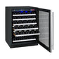 24" Wide FlexCount II Tru-Vino Series 56 Bottle Single Zone Stainless Steel Left and Right Hinge Wine Refrigerator-Wine Coolers-The Wine Cooler Club