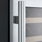 24" Wide FlexCount II Tru-Vino Series 56 Bottle Single Zone Stainless Steel Left and Right Hinge Wine Refrigerator-Wine Coolers-The Wine Cooler Club