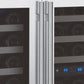 47" Wide FlexCount II Tru-Vino 112 Bottle Three Zone Stainless Steel Side-by-Side Wine Refrigerator - BF 3Z-VSWR5656-S20-Wine Coolers-The Wine Cooler Club