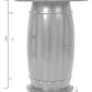 Wooden Wine Barrel Console Bar End Table Lockable Cabinet QI003403L-Wine Bottle Holders-The Wine Cooler Club
