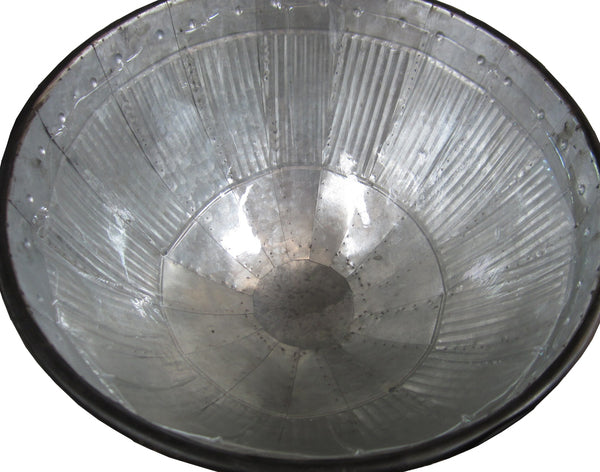 Galvanized Metal Standing Beverage Cooler Tub with Liner QI003628-Wine Bottle Holders-The Wine Cooler Club