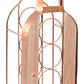 Vintage Decorative Metal Bottle Shaped Freestanding 4 Wine Bottle Holder QI003565-Wine Bottle Holders-The Wine Cooler Club