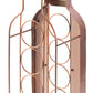 Vintage Decorative Metal Bottle Shaped Freestanding 4 Wine Bottle Holder QI003565-Wine Bottle Holders-The Wine Cooler Club