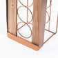 Vintage Decorative Metal Bottle Shaped Freestanding 4 Wine Bottle Holder QI003565-Wine Bottle Holders-The Wine Cooler Club