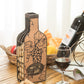 Vintage Metal Bottle Shaped Wine Cork Holder QI003567-Wine Bottle Holders-The Wine Cooler Club