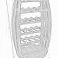 Rustic Barrel Shaped Wooden Wine Rack for 23 Bottles QI003604L-Wine Bottle Holders-The Wine Cooler Club