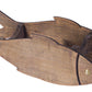 Wooden Fish Shaped Vintage Decorative Single Bottle Wine Holder QI003660-Wine Bottle Holders-The Wine Cooler Club