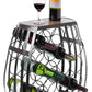 Barrel Shaped 22 Bottles Decorative Table Wine Rack Storage QI003805-Wine Bottle Holders-The Wine Cooler Club