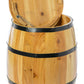 Wine Barrel 4 Sectional Crate With Removable Head Lid QI003766-Wine Bottle Holders-The Wine Cooler Club