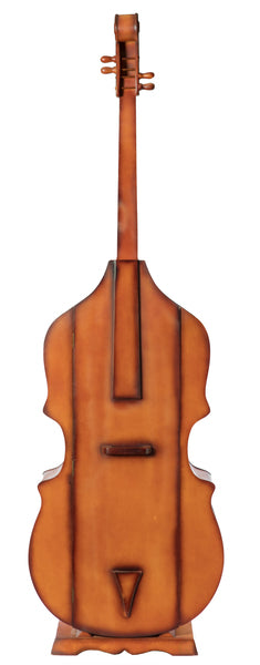 6.5 Feet Tall Violin, 3 Shelf Large Violin Shaped Cabinet With Door QI003769-Wine Bottle Holders-The Wine Cooler Club