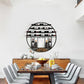 Vintage Decorative Modern Black Metal Round Wall Mounted Wine Display Rack QI004276-Wine Racks-The Wine Cooler Club