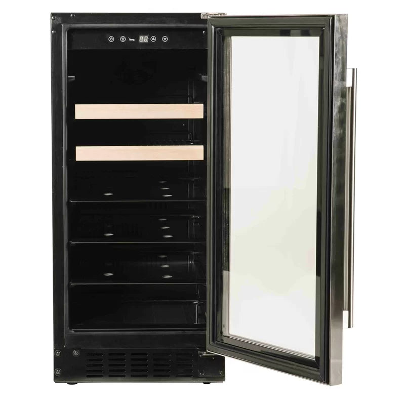 Azure 15 Inch Beverage Center , Field Reversible Door, 3 cu. ft. Capacity: Panel Ready-Glass-Wine Coolers-The Wine Cooler Club