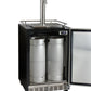 24" Wide Single Tap Stainless Steel Commercial Built-In Right Hinge Digital Kegerator with Kit-Kegerators-The Wine Cooler Club