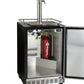 24" Wide Dual Tap Stainless Steel Commercial Right Hinge Built-In Kegerator with Kit-Kegerators-The Wine Cooler Club