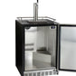24" Wide Kombucha Single Tap Black Commercial Built-In Right Hinge Kegerator-Kegerators-The Wine Cooler Club