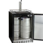 24" Wide Kombucha Single Tap Black Commercial Built-In Right Hinge Kegerator-Kegerators-The Wine Cooler Club