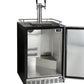 24" Wide Dual Tap Stainless Steel Built-In Left Hinge Kegerator with Kit-Kegerators-The Wine Cooler Club