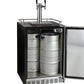 24" Wide Dual Tap Stainless Steel Built-In Left Hinge Kegerator with Kit-Kegerators-The Wine Cooler Club