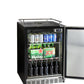 24" Wide Dual Tap Stainless Steel Built-In Left Hinge Kegerator with Kit-Kegerators-The Wine Cooler Club