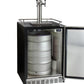 24" Wide Cold Brew Coffee Triple Tap Stainless Steel Commercial Built-In Right Hinge Kegerator-Kegerators-The Wine Cooler Club