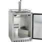 24" Wide Cold Brew Coffee Single Tap All Stainless Steel Outdoor Built-In Right Hinge Kegerator-Kegerators-The Wine Cooler Club
