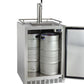 24" Wide Cold Brew Coffee Single Tap All Stainless Steel Outdoor Built-In Right Hinge Kegerator-Kegerators-The Wine Cooler Club