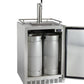 24" Wide Cold Brew Coffee Single Tap All Stainless Steel Outdoor Built-In Right Hinge Kegerator-Kegerators-The Wine Cooler Club