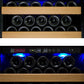 24" Wide Vite II Tru-Vino 99 Bottle Dual Zone Black Right Hinge Wine Refrigerator - AO YHWR99-2BR20-Wine Coolers-The Wine Cooler Club