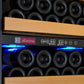 24" Wide Vite II Tru-Vino 99 Bottle Dual Zone Black Right Hinge Wine Refrigerator - AO YHWR99-2BR20-Wine Coolers-The Wine Cooler Club