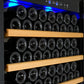32" Wide Vite II Tru-Vino 277 Bottle Single Zone Stainless Steel Left Hinge Wine Refrigerator-Wine Coolers-The Wine Cooler Club
