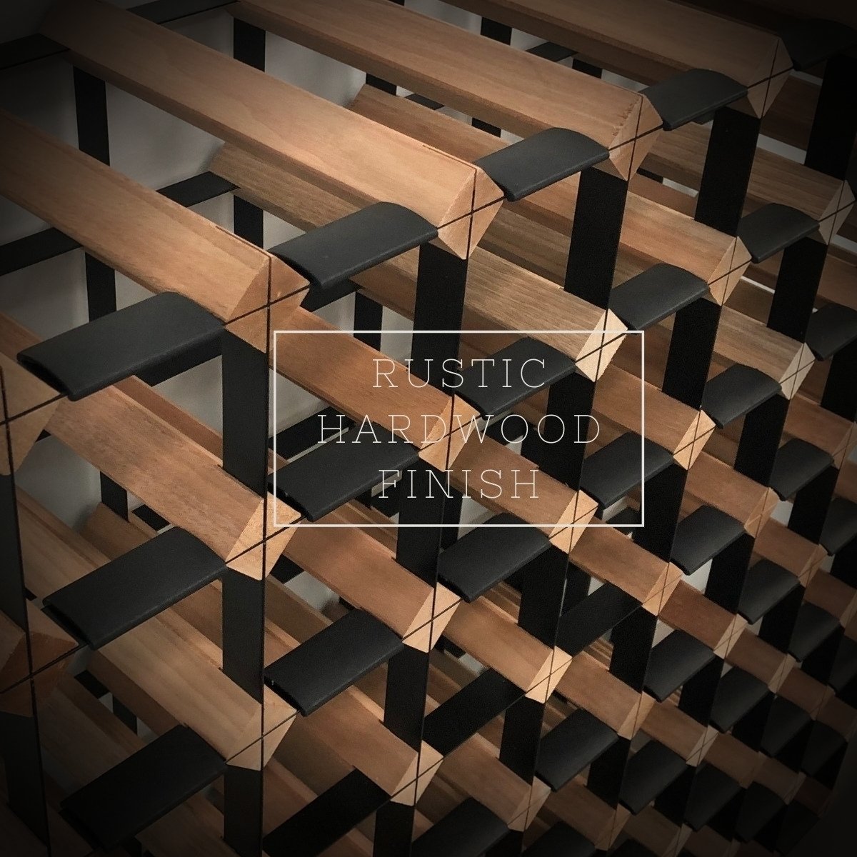 Kingsbottle 72 Bottle Timber Wine Rack | 8x8 Configuration WRT072N-Wine Racks-The Wine Cooler Club