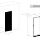 KingsBottle 100 Bottle Upright Dual Zone Wine Fridge For Home KBU100DX..