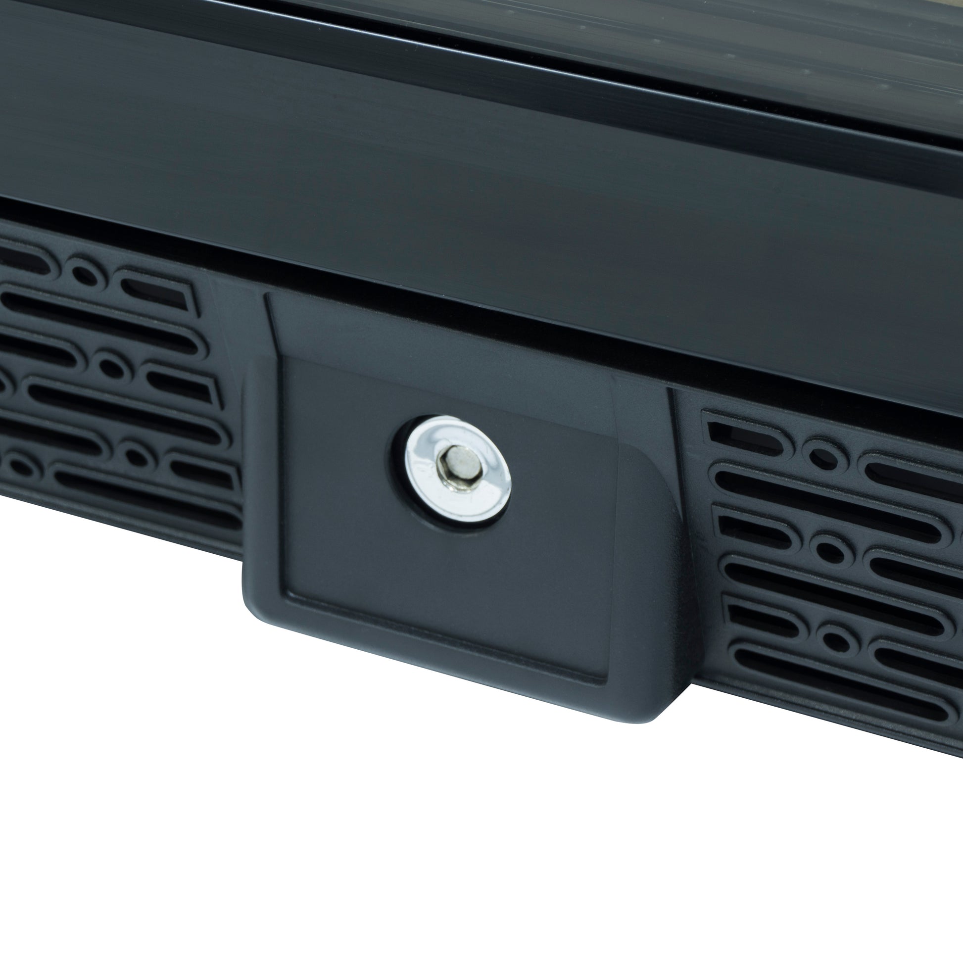 Kingsbottle 56" Tall Beverage Fridge Center Freestanding, Black KBU100BX-FG, RHH-Wine Coolers-The Wine Cooler Club