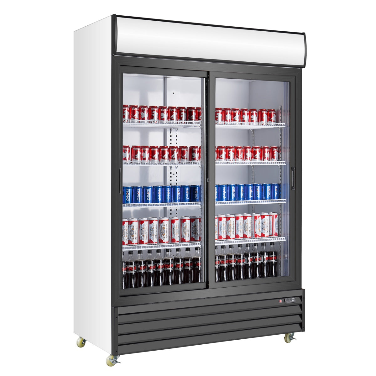 Kingsbottle 2-Door Showcase Refrigerator G1000-Wine Coolers-The Wine Cooler Club