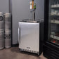 24" Wide Triple Tap All Stainless Steel Commercial Built-In Kegerator with Kit-Kegerators-The Wine Cooler Club