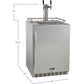24" Wide Dual Tap All Stainless Steel Outdoor Built-In Right Hinge Kegerator with Kit-Kegerators-The Wine Cooler Club
