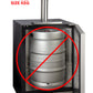 24" Wide Single Tap Stainless Steel Built-In Left Hinge ADA Kegerator with Kit-Kegerators-The Wine Cooler Club