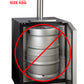 24" Wide Dual Tap Stainless Steel Built-In Left Hinge ADA Kegerator with Kit-Kegerators-The Wine Cooler Club