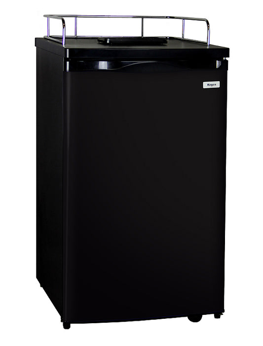 20" Wide Black Kegerator - Cabinet Only-Kegerators-The Wine Cooler Club