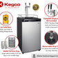 20" Wide Dual Tap Stainless Steel Kegerator-Kegerators-The Wine Cooler Club