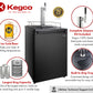 24" Wide Single Tap Black Kegerator-Kegerators-The Wine Cooler Club