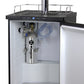 24" Wide Kombucha Single Tap Black Stainless Steel Kegerator-Kegerators-The Wine Cooler Club