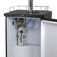 24" Wide Kombucha Triple Tap Black Kegerator-Kegerators-The Wine Cooler Club